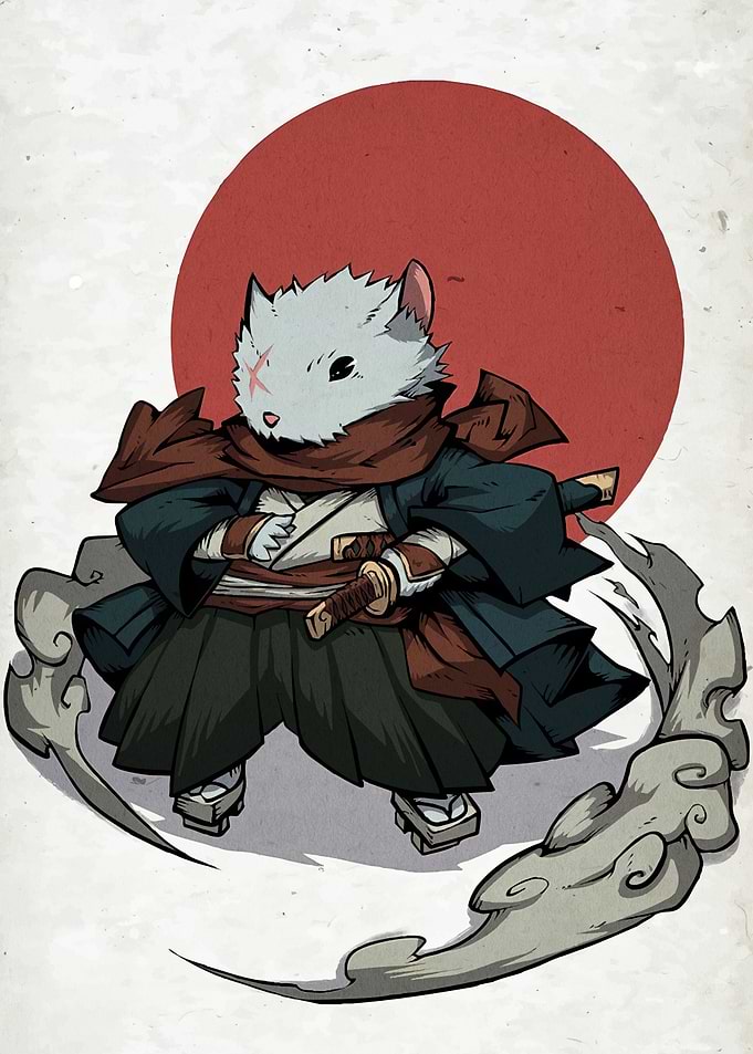 Mouse Samurai Katana