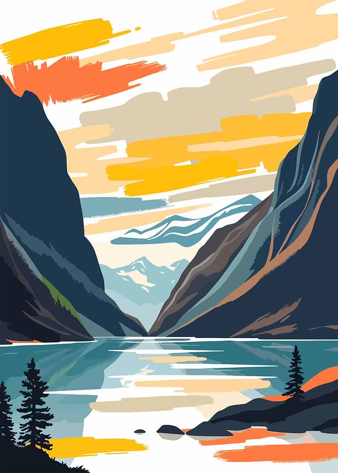 Fiordland Sunset View