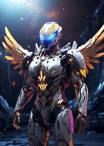 Bird in cyborg body #1