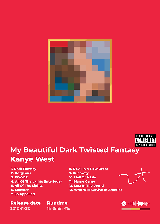 Kanye West - Dark Twisted Fantasy Album