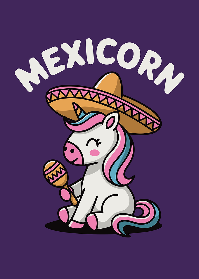 Mexicorn Mexican Unicorn Pun