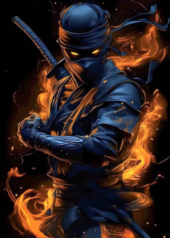 Fiery Ninja Warrior
