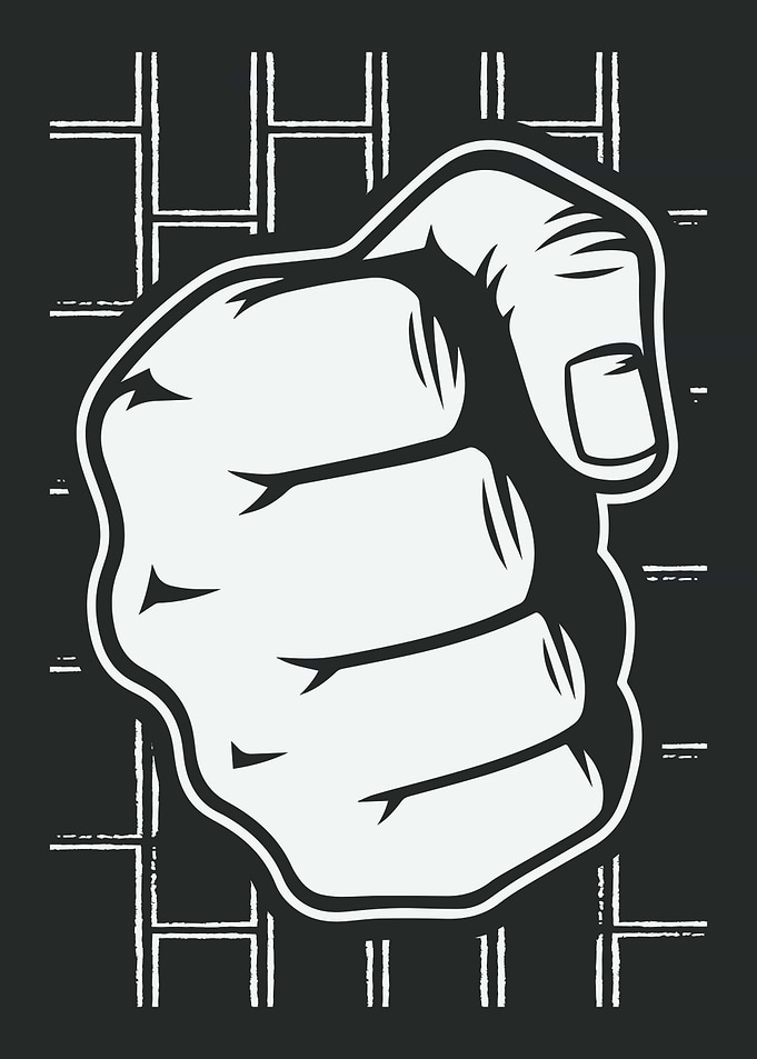 Pointing Fist Graphic