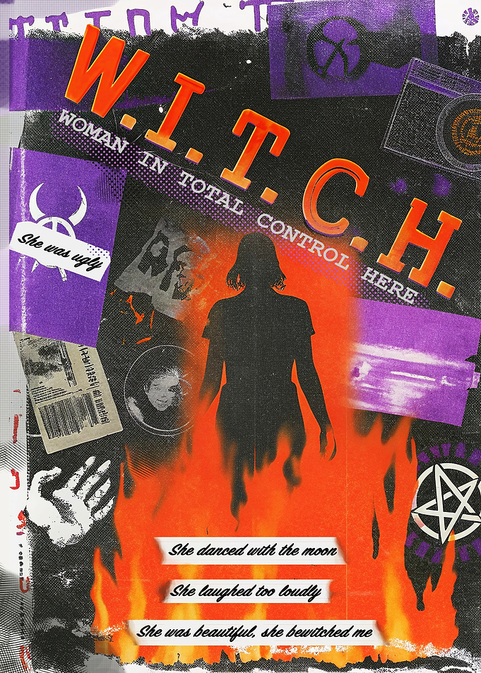 W.I.T.C.H. - Collage Tribute to Rebellious Women & Modern Empowerment