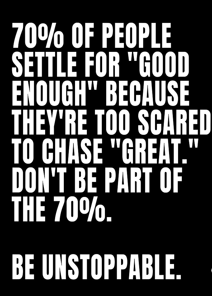Motivational Quote: Be Unstoppable