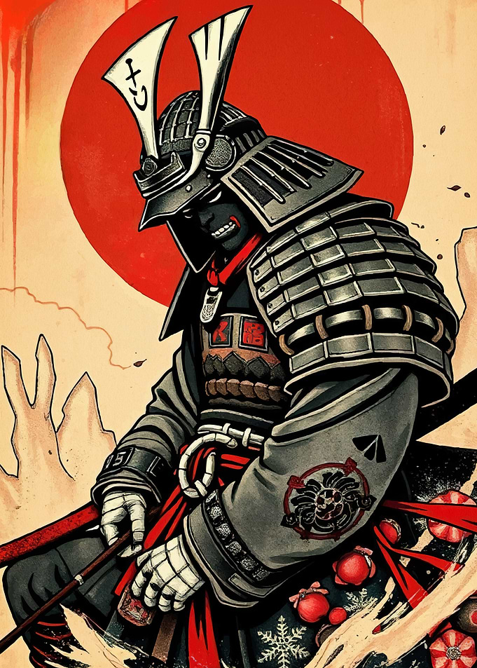 Samurai Warrior Sun