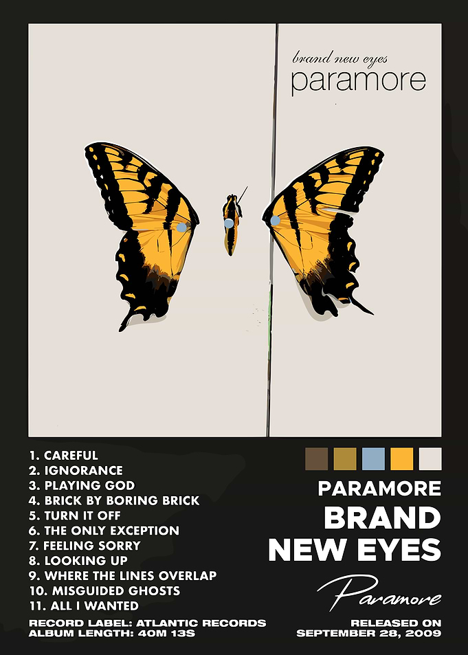 Paramore - Brand New Eyes Album Cover