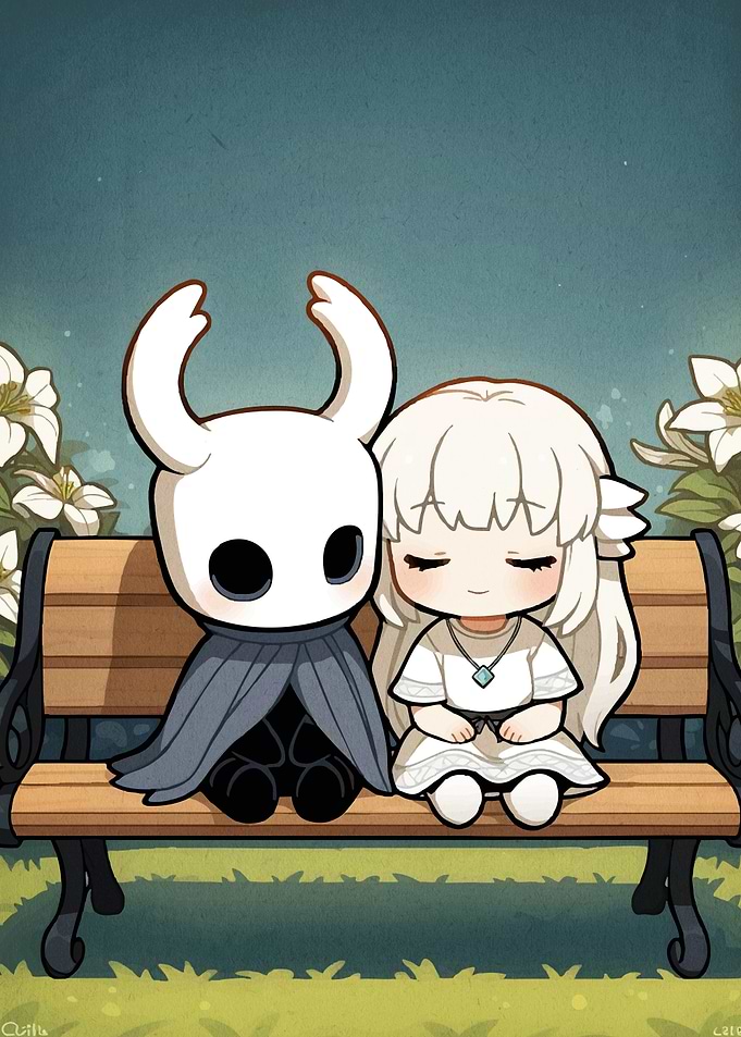 Hollow Knigh Girl Bench