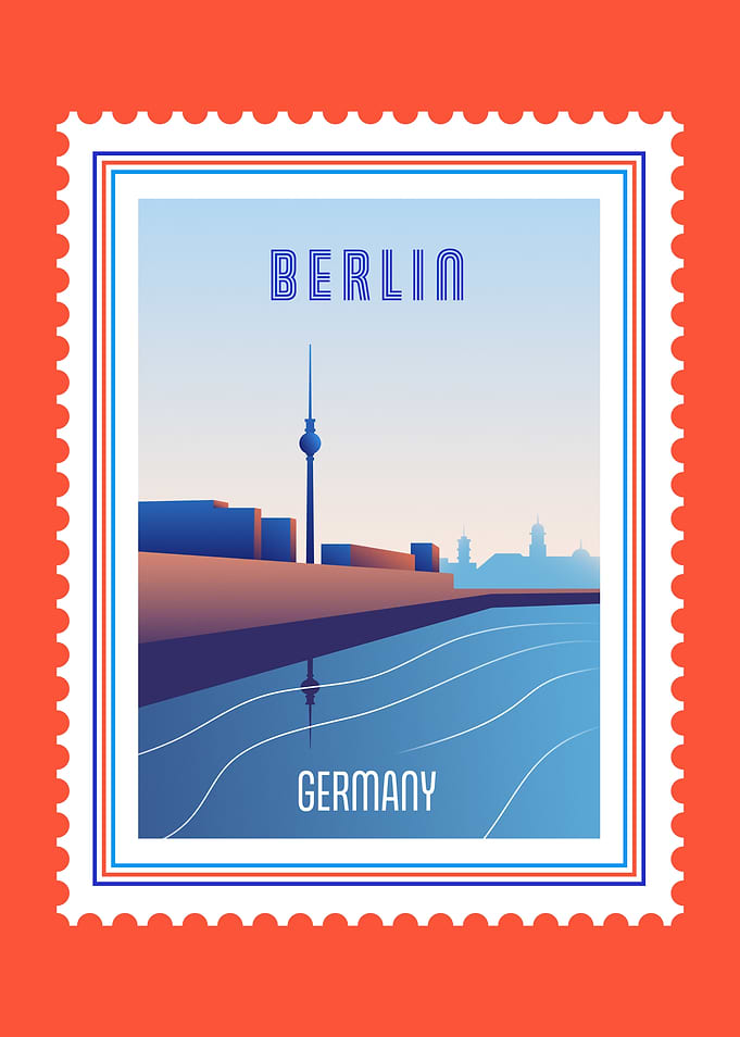 Berlin Stamp