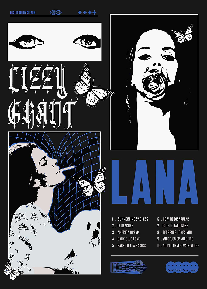 Lana Del Rey Lizzy Ghant Album Art