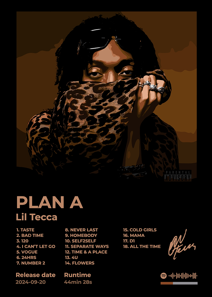Lil Tecca - Plan A Album Cover