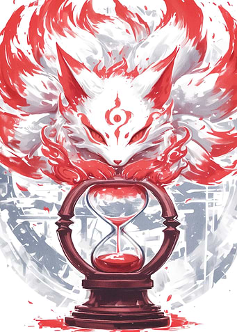 Nine-tailed Fox Hourglass