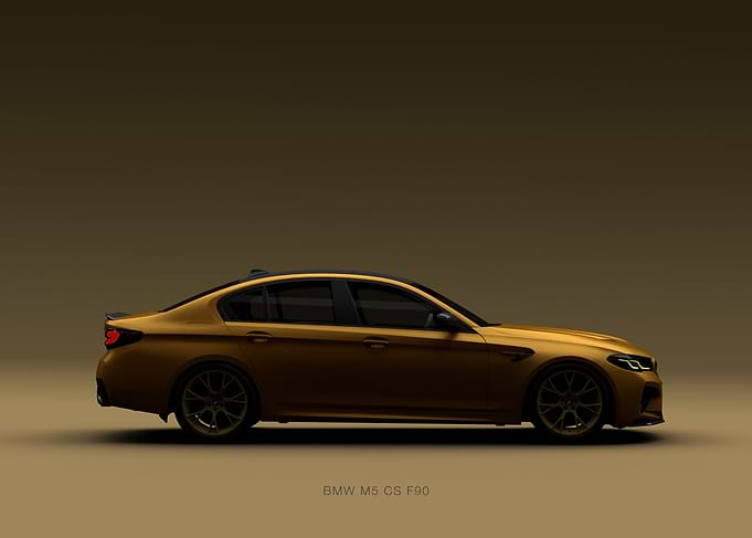 BMW M5 CS F90 Gold