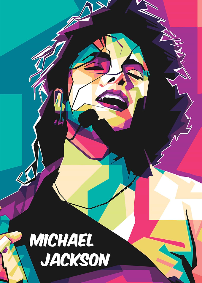 Michael Jackson Pop Art Portrait