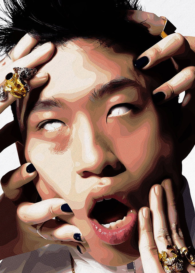 Rich Brian face