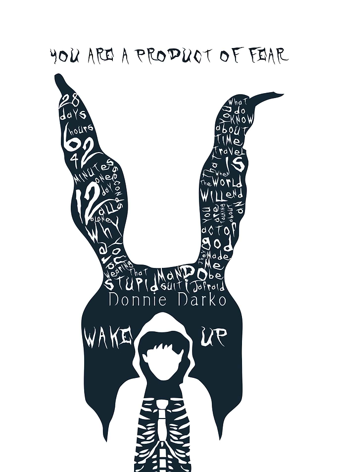 Donnie Darko Frank Rabbit Silhouette