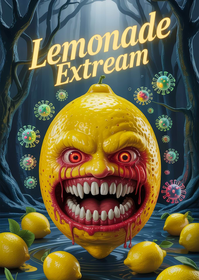 Lemonade Extream: Scary Lemon Character
