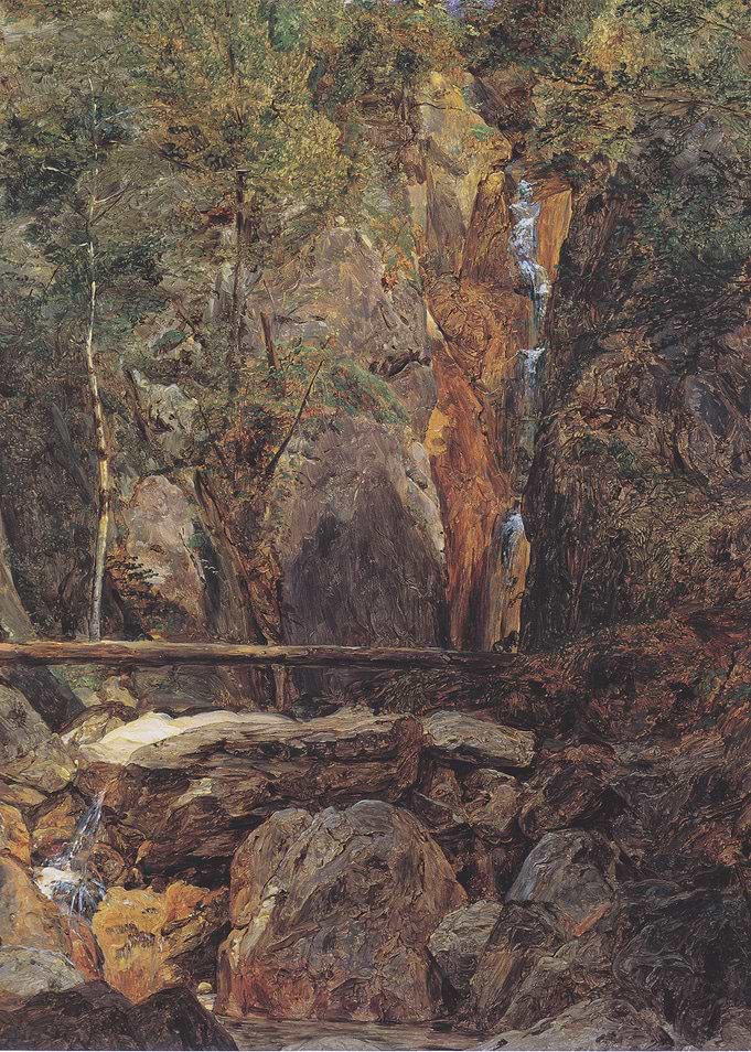 Mountain Stream Painting