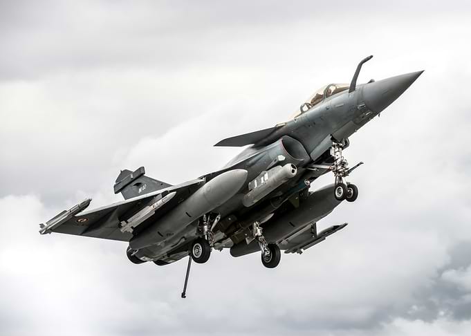 Dassault Rafale Fighter Jet in Flight