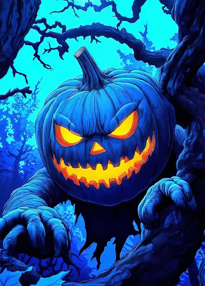 Halloween Pumpkin Monster