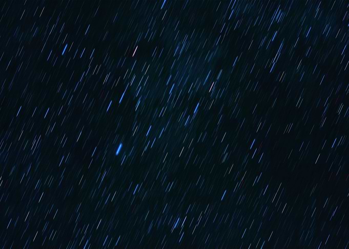 Star Trails in the Night Sky
