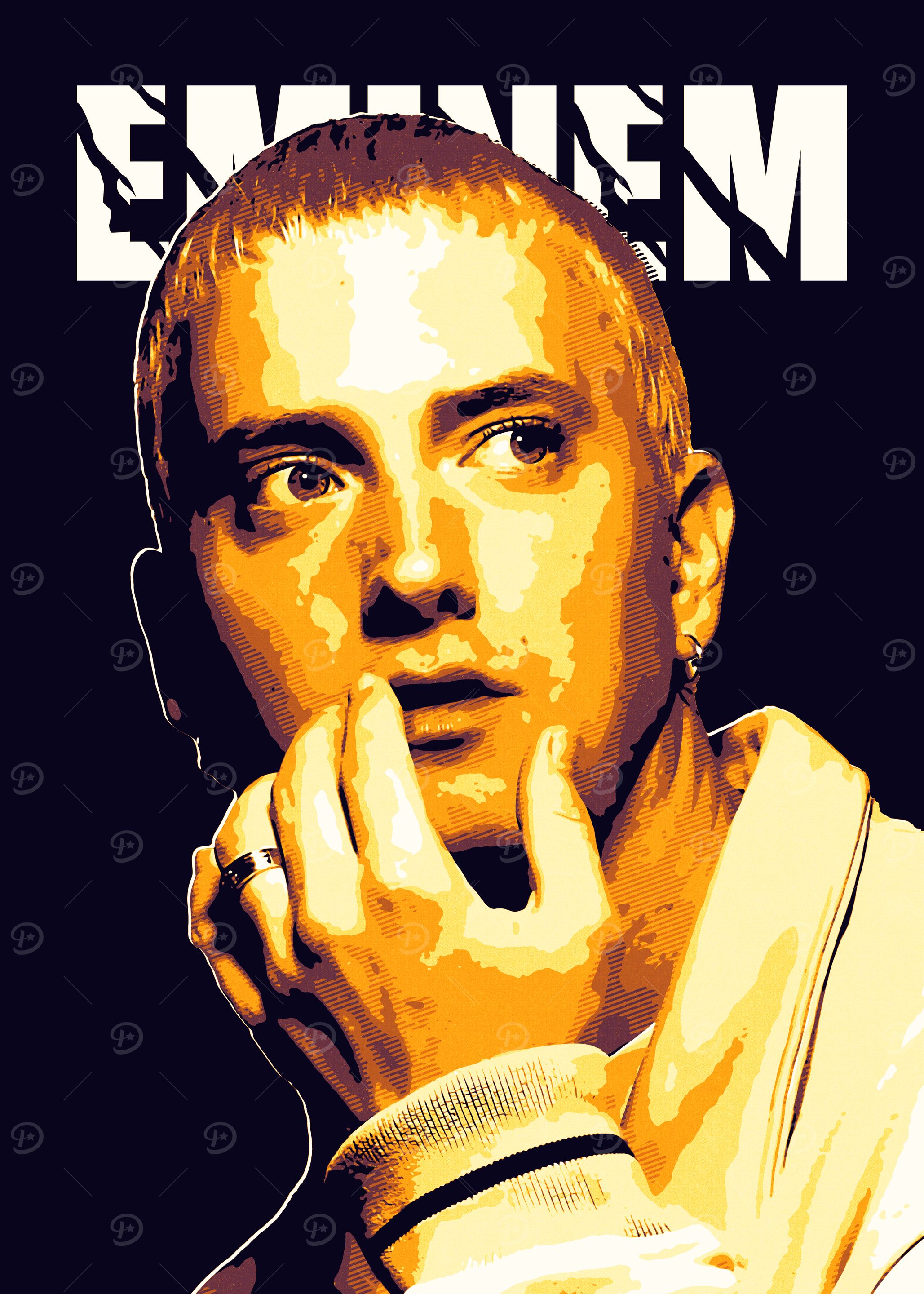 Eminem Portrait Pop Art