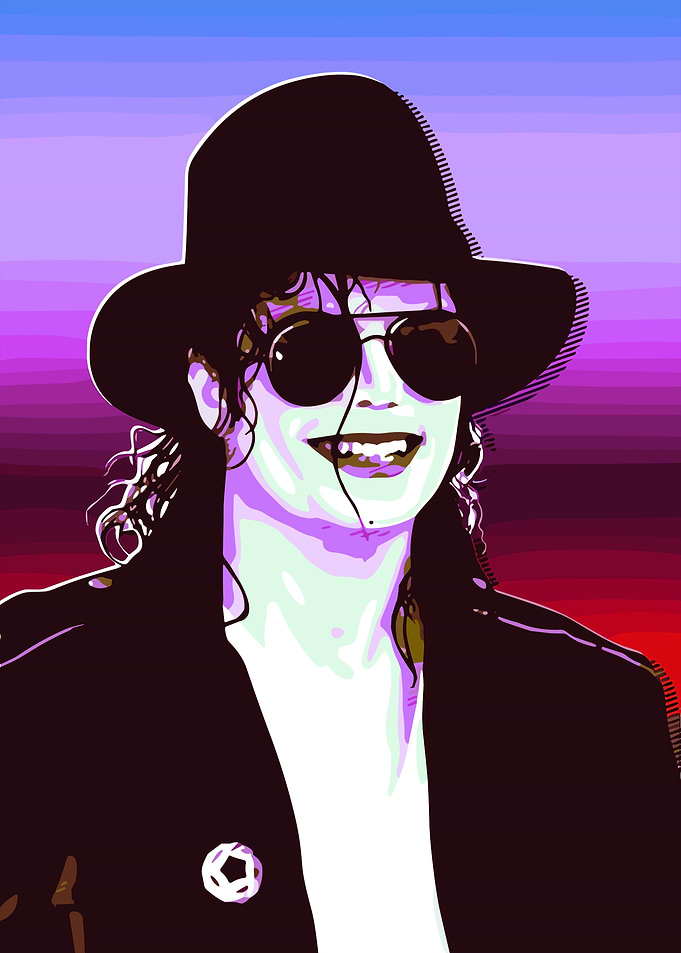 Michael Jackson Pop Art Portrait