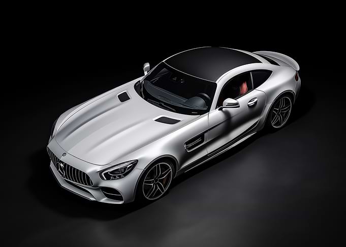 Mercedes AMG GT on Black