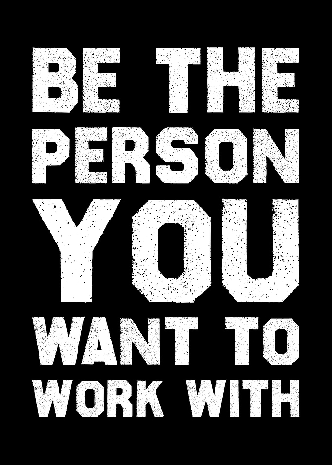 Be The Person Motivation Hustle Success Office Wall Decor