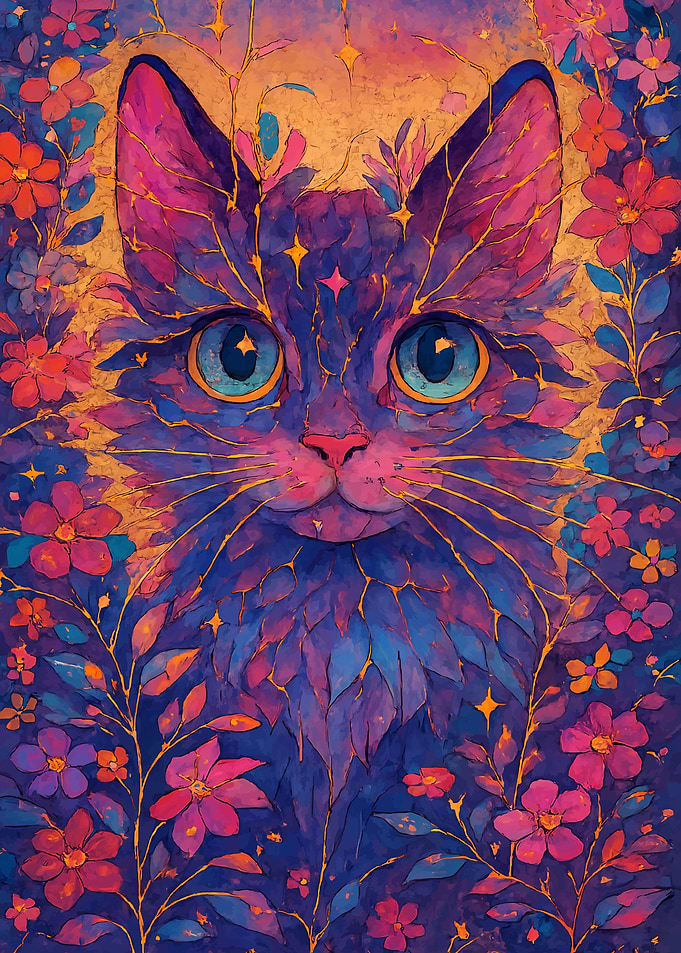 Kintsugi Cat Bloom