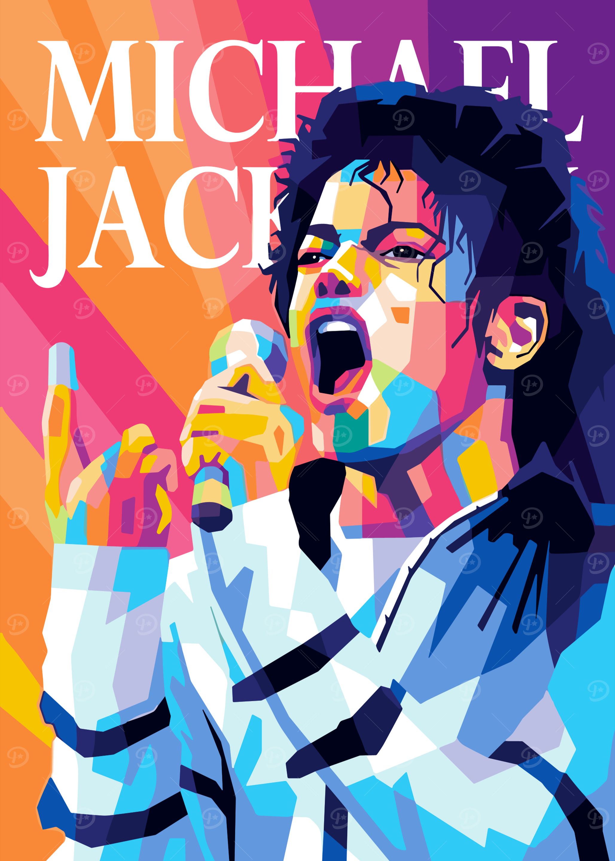 Michael Jackson Pop Art Portrait