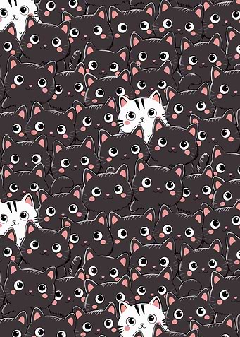 Cartoon Cats Pattern