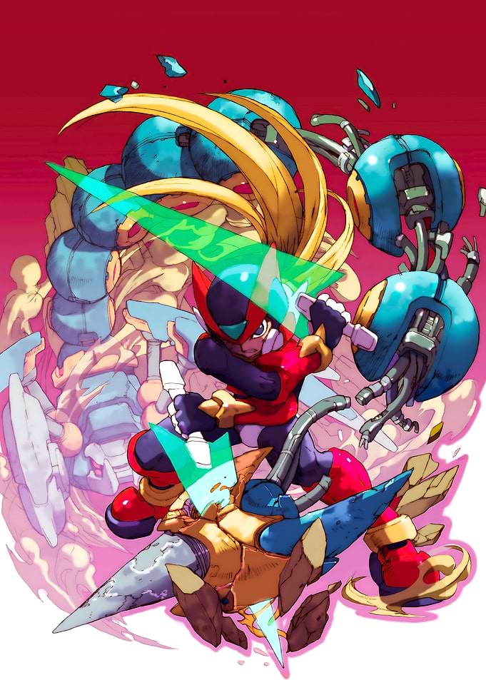 Mega Man Zero Action Scene