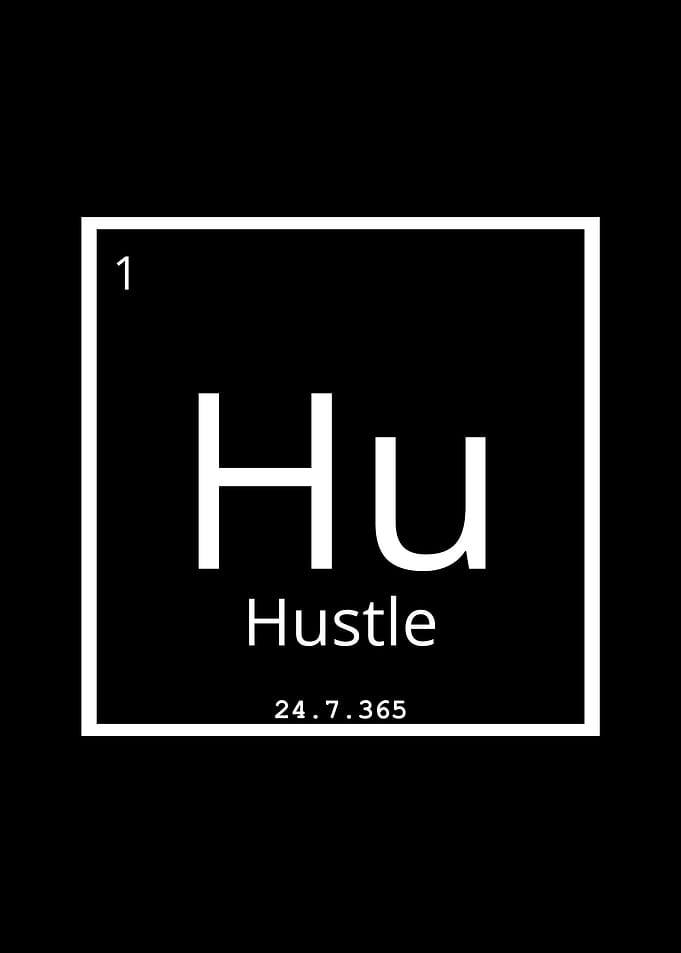 Hustle Periodic Table Element Design