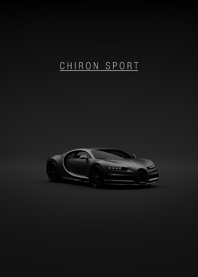 Bugatti Chiron Sport - Black Front