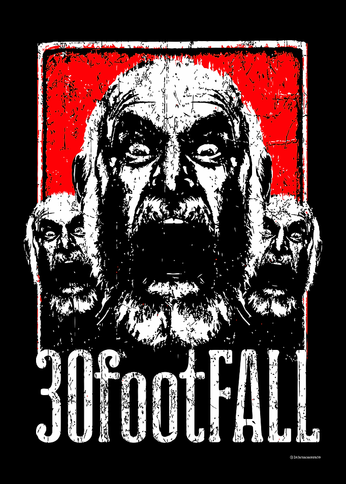 30footFALL Band Poster Art