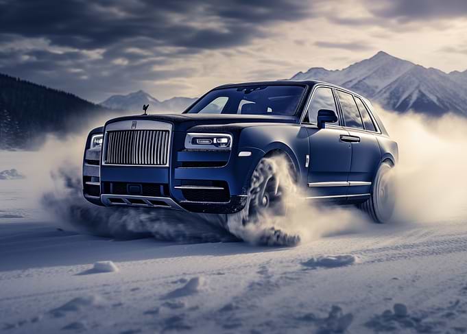 Rolls Royce Cullinan Snow