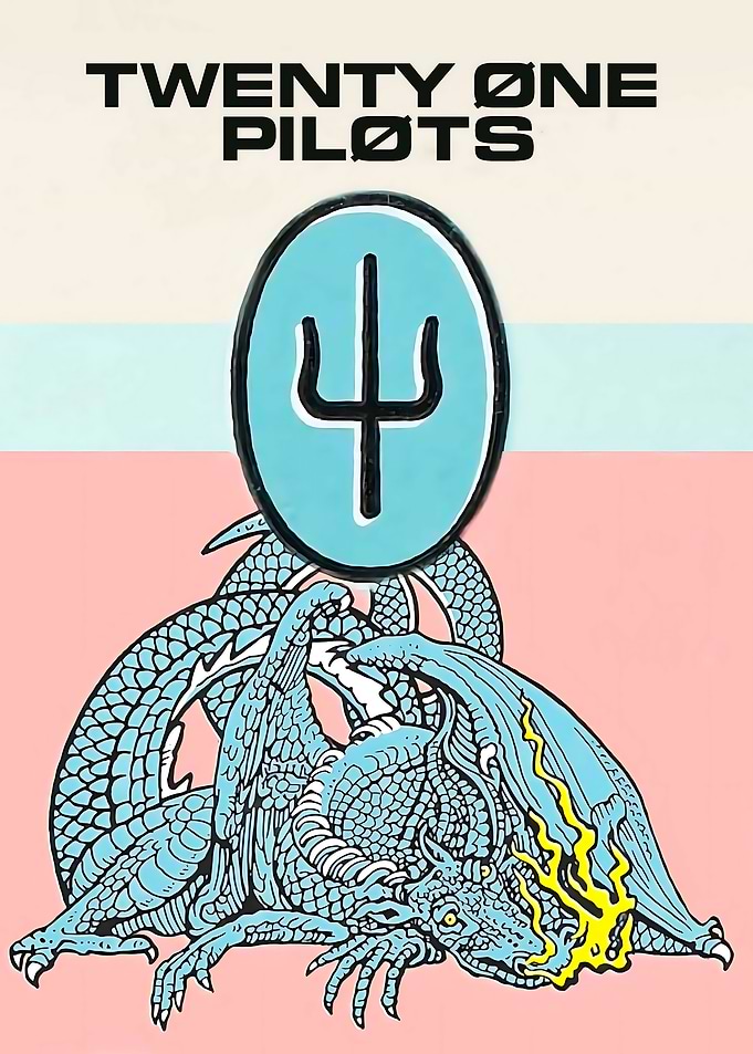 Twenty One Pilots Dragon Poster
