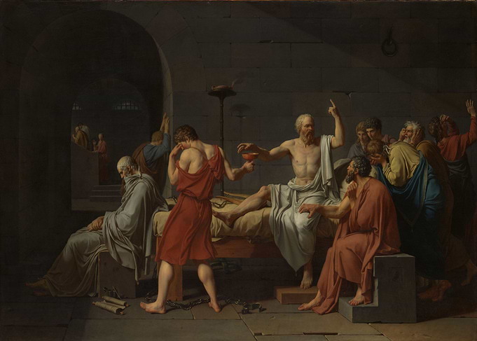 The Death of Socrates Painting