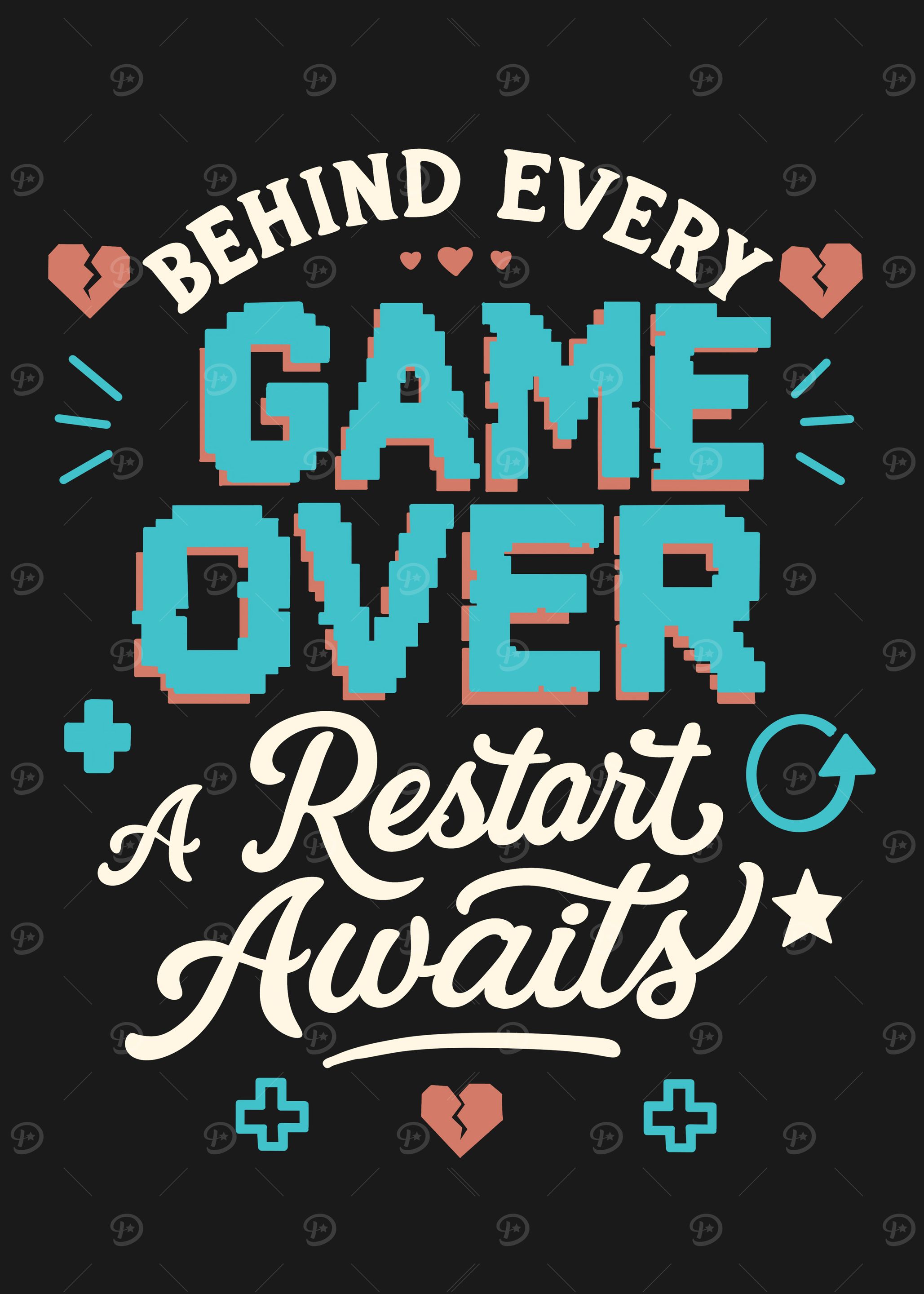 Game Over Restart Awaits
