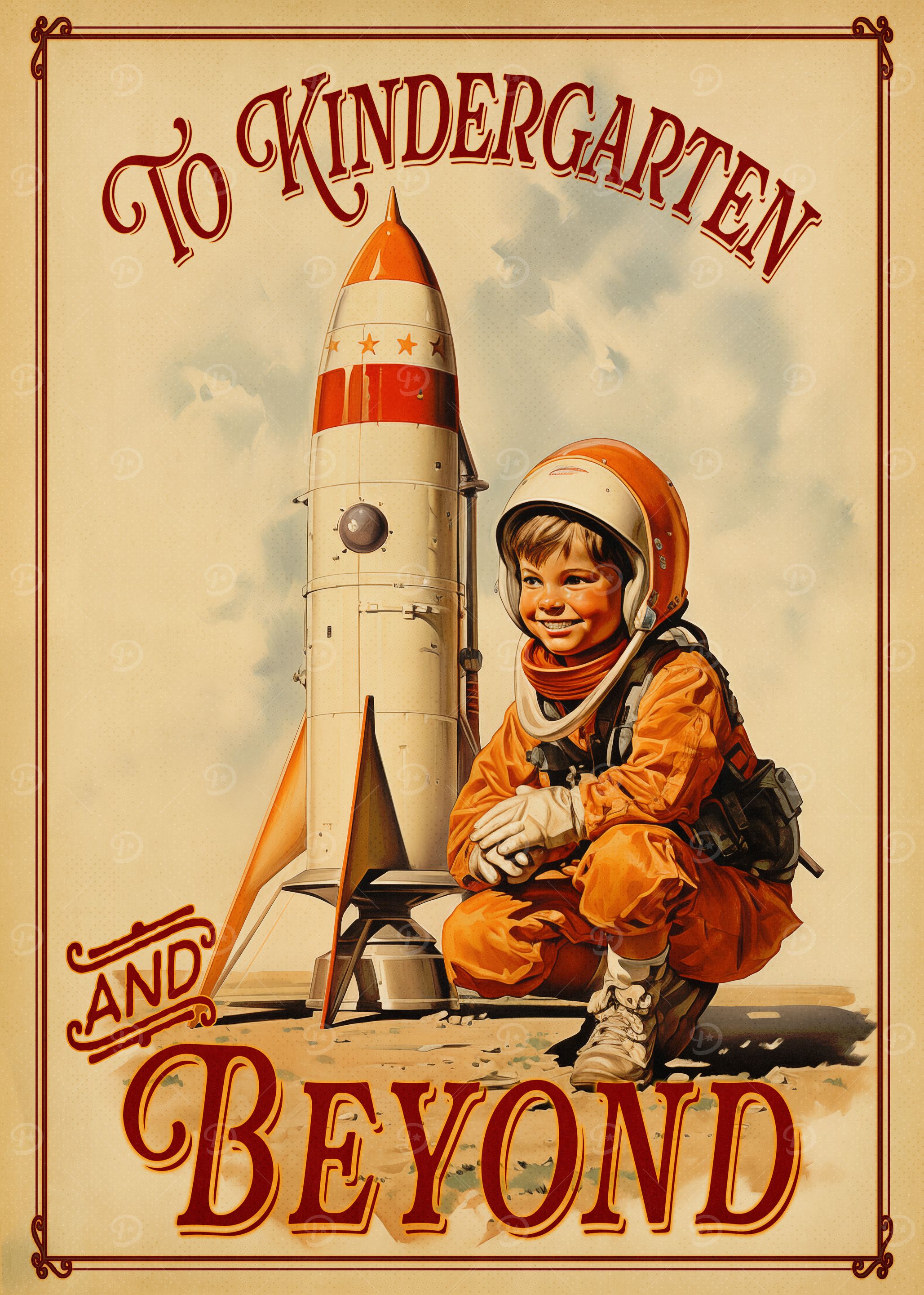 To Kindergarten and Beyond Poster
