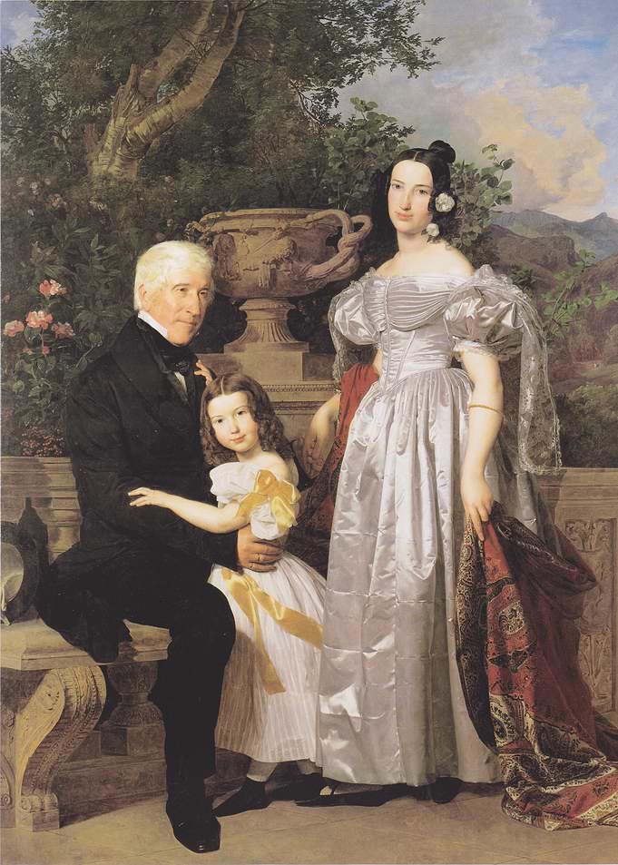 19th Century Family Portrait Painting