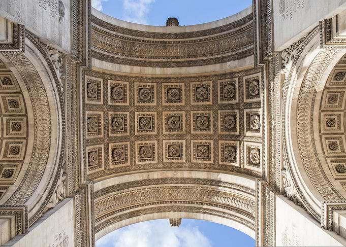 Arc de Triomphe Interior Detail