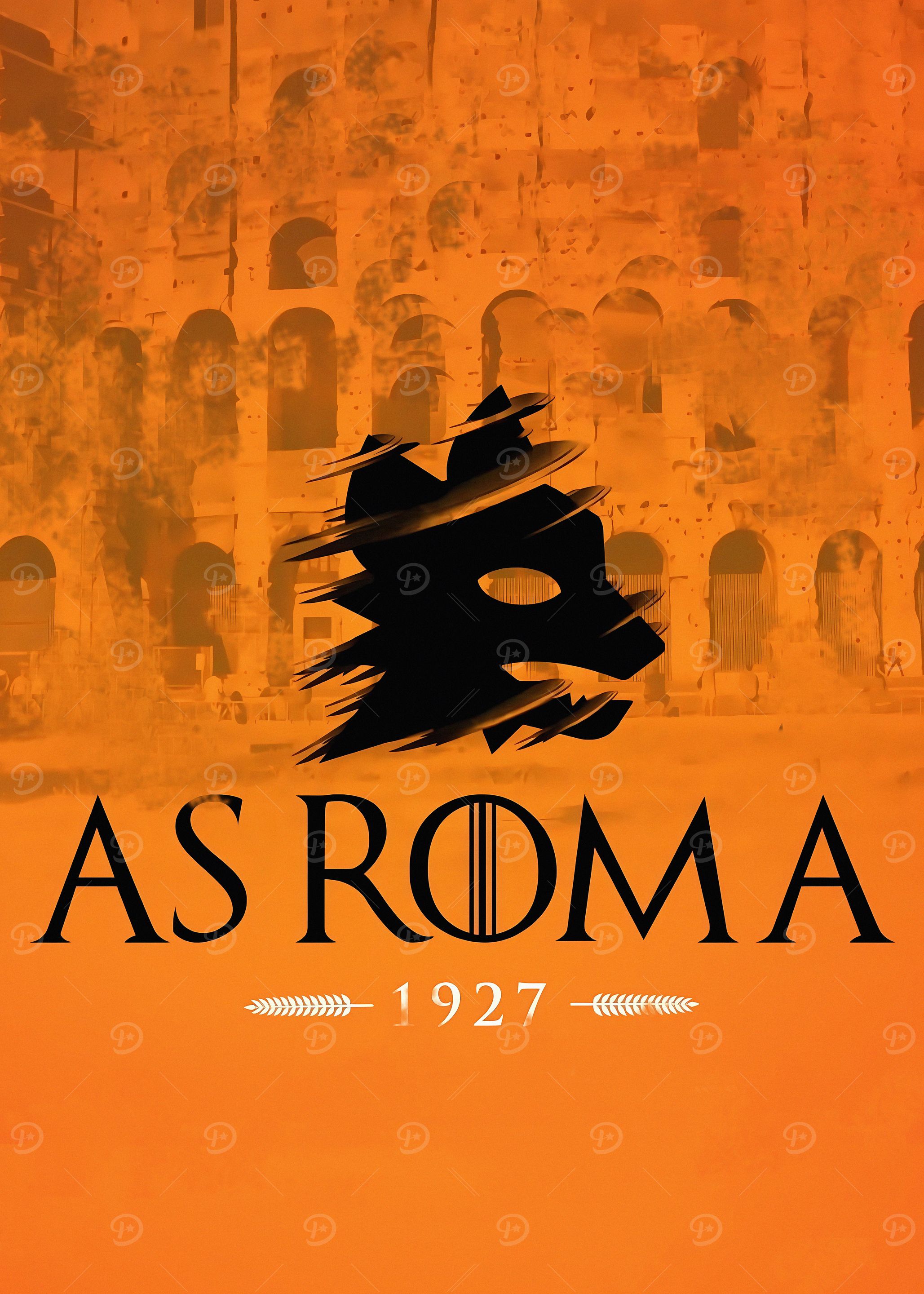 AS Roma Football Club Poster