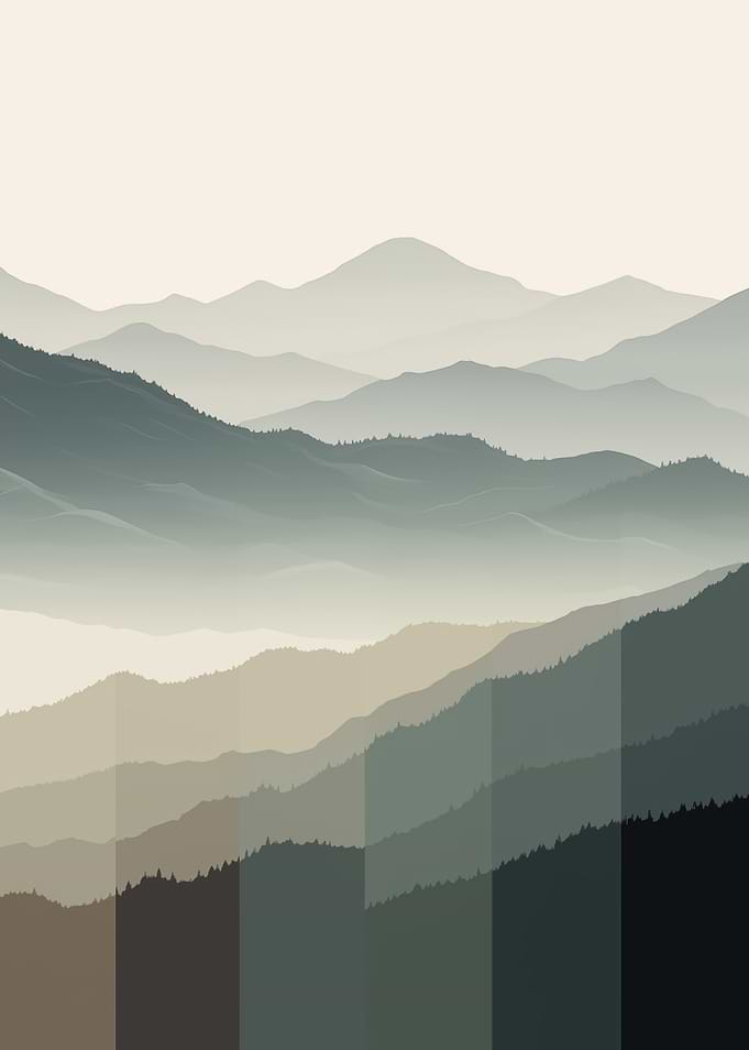 Mountain Range Landscape
