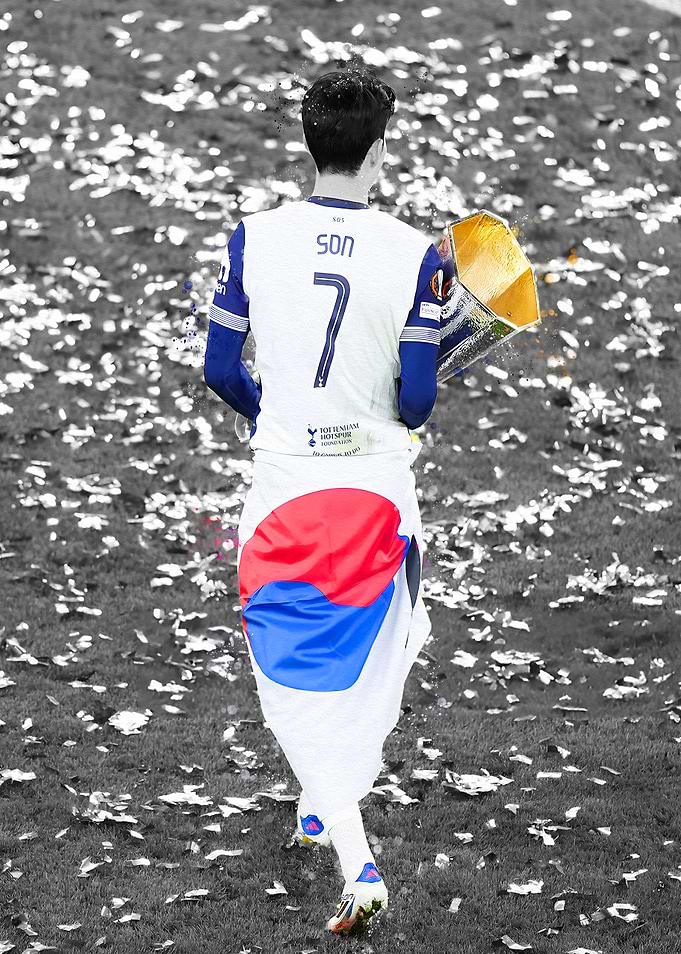 Son Heung-min Victory Celebration