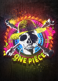 Luffy's Jolly Roger: Neon Pop