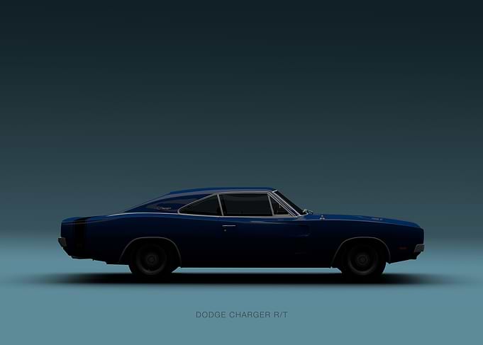 Dodge Charger R/T Side View