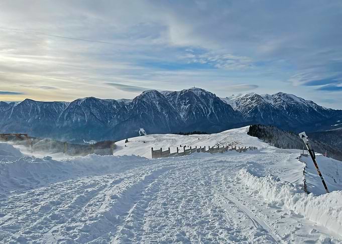 Snowy Mountain Landscape