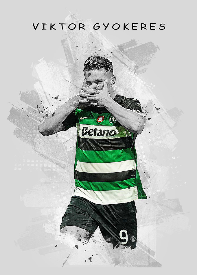 Viktor Gyokeres Illustration